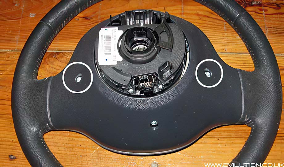 wheel steering remove evilution smart disassembly rear steeringwheel