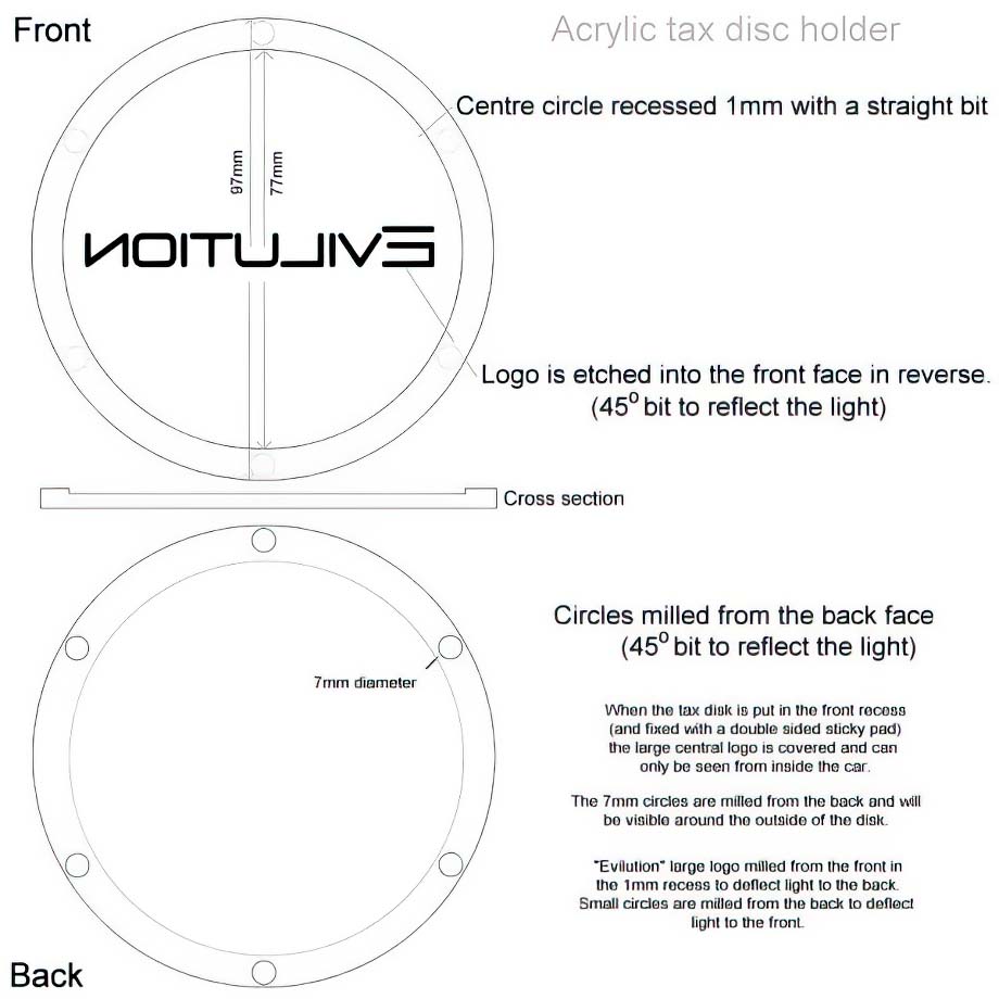 Acrylic Items | Evilution